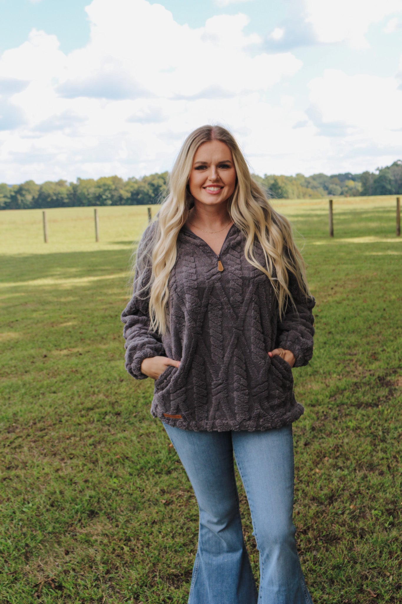 Womens Sherpa Pullover -2 Colors