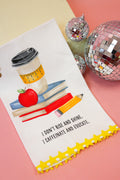 Mud Pie Teacher Trim Towel