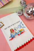 Mud Pie Teacher Trim Towel