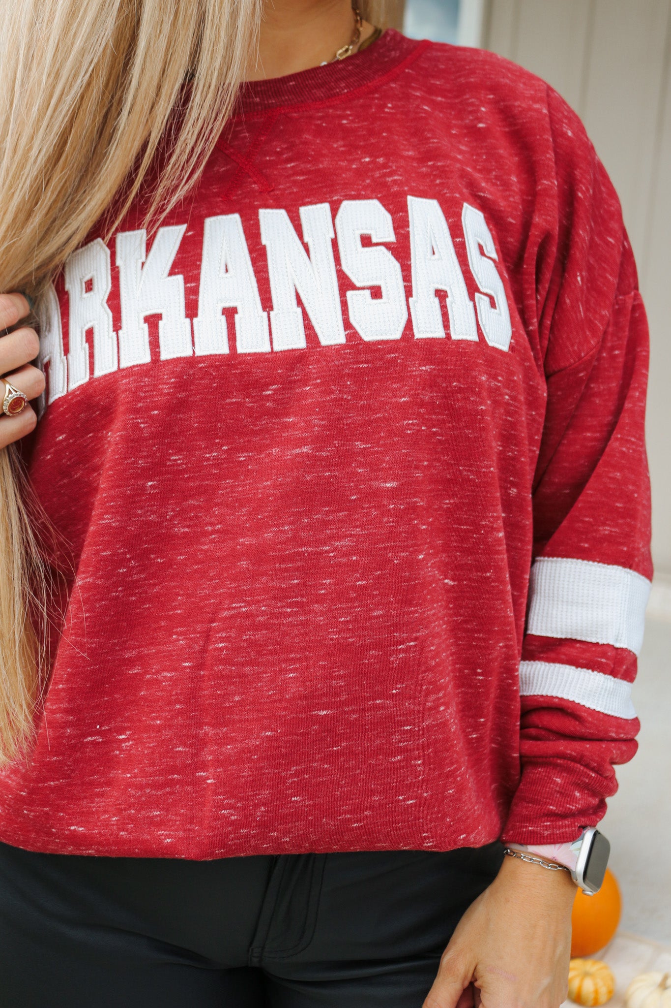 Red White Arkansas Sweatshirt