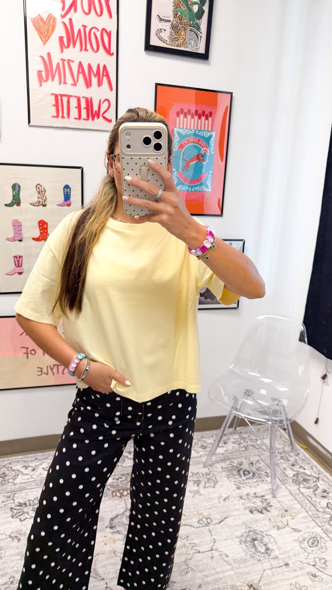 Maddox solid boyfriend tee, shown in one of multiple available colors
