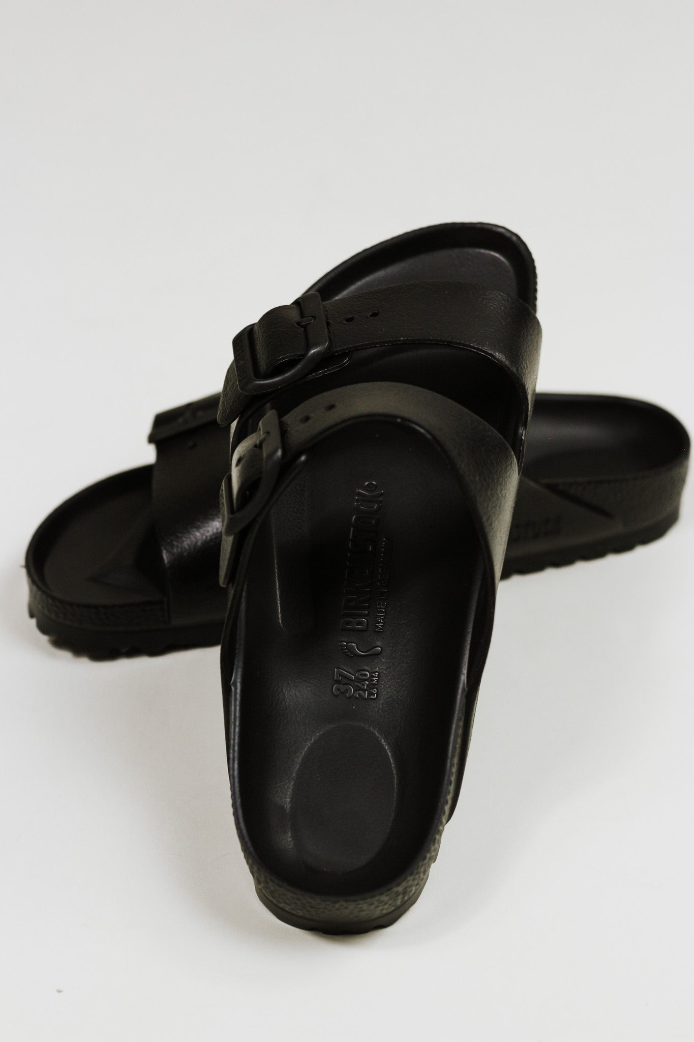 Women's Black Arizona Essential Sandal by Birkenstock