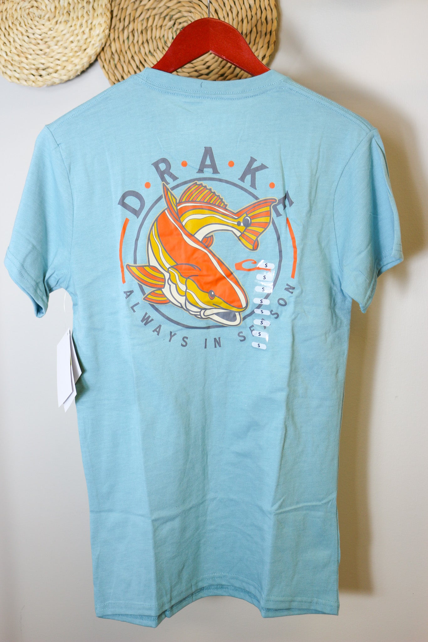 Drake Mens Retro Redfish T-Shirt - 2 Colors