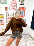 Always Adore Button Up Sweater Cardigan