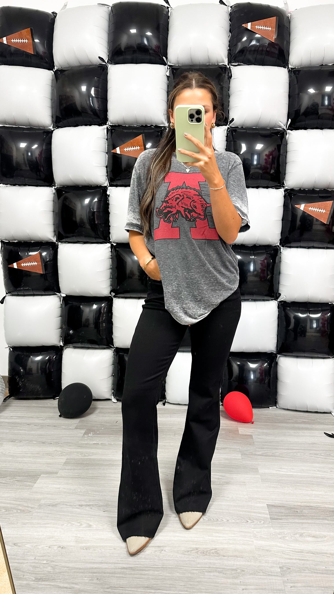 Tummy Control Black Flare Jeans Judy Blue