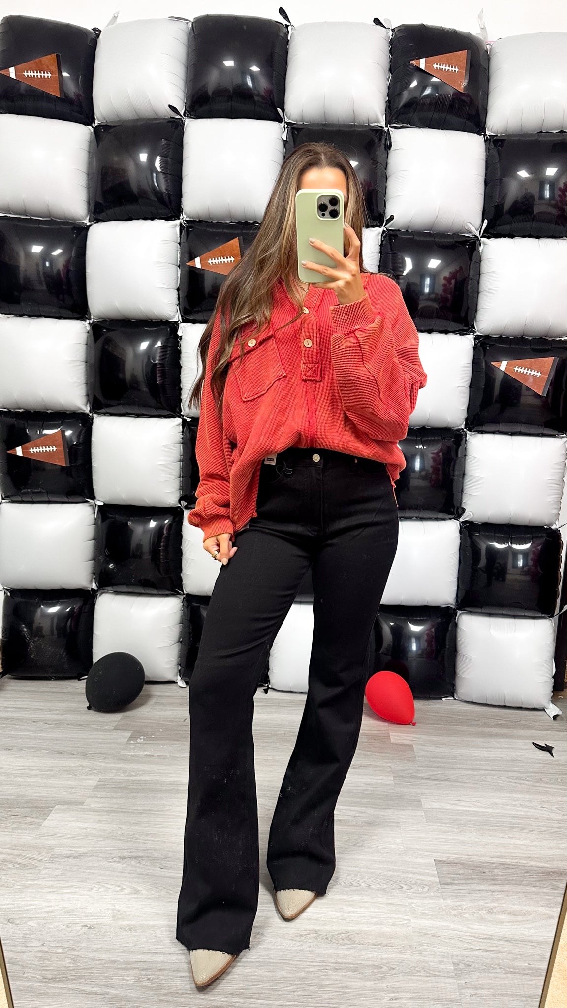 Tummy Control Black Flare Jeans Judy Blue