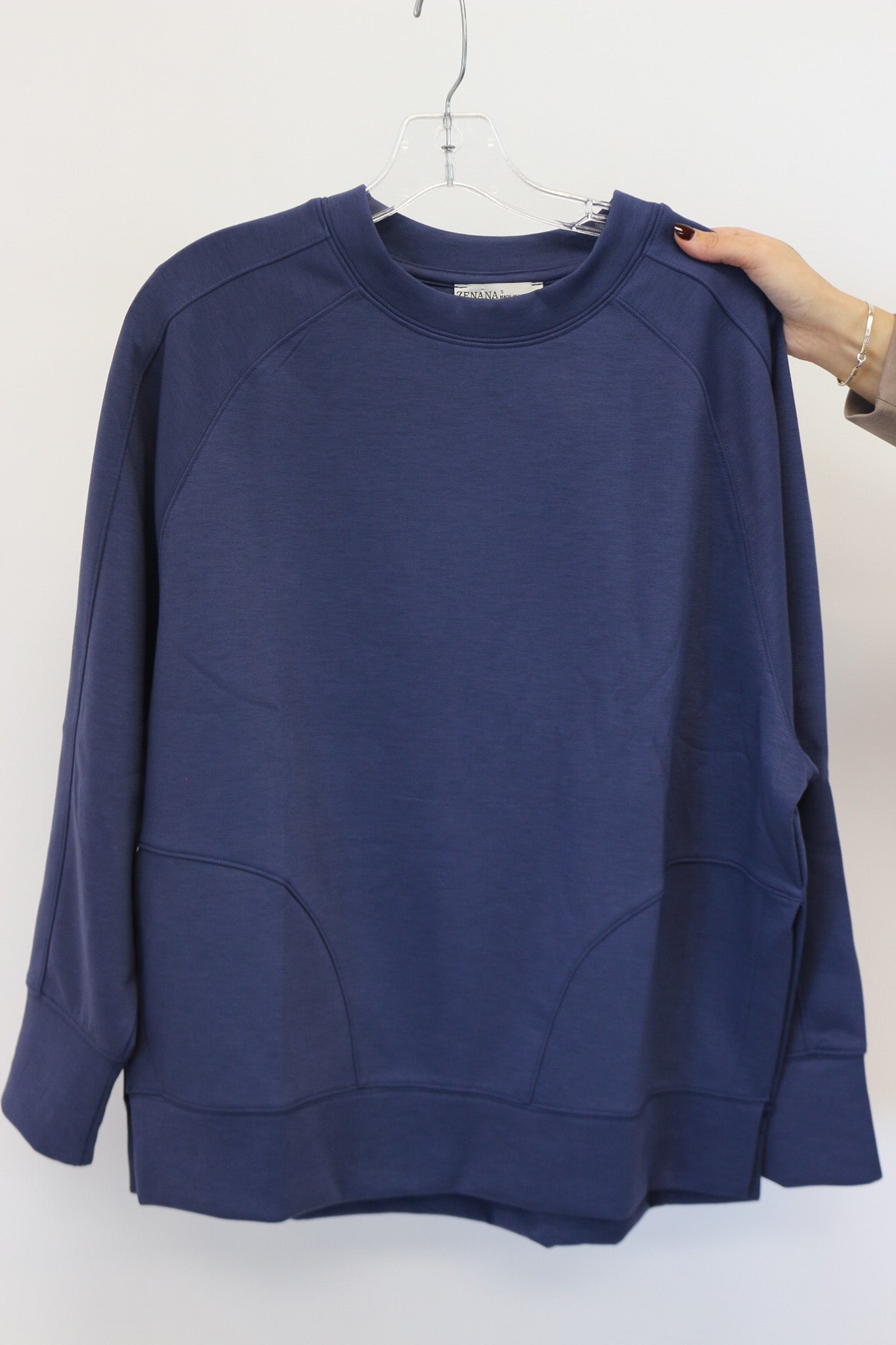 Her Momentum Solid Sweatshirt - 4 Colors