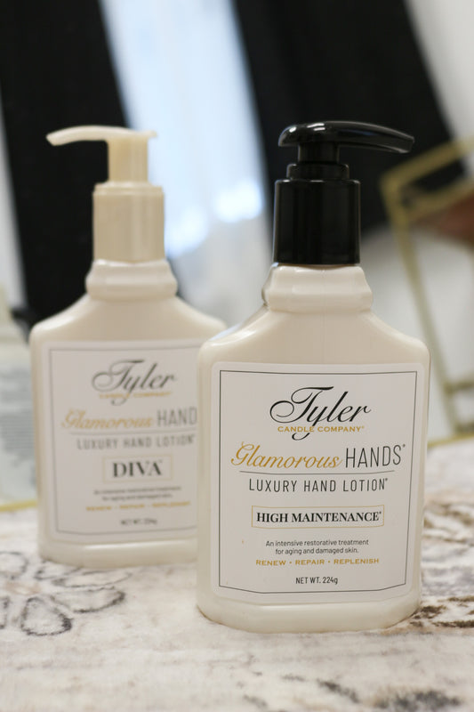 Tyler Luxury Hand Lotion 8oz - 2 Scents