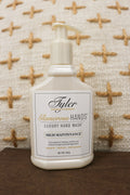 Tyler Luxury hand wash 8oz, shown in one of two available scents