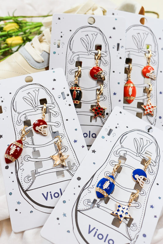 Game Day Shoe Charms -4 Colors