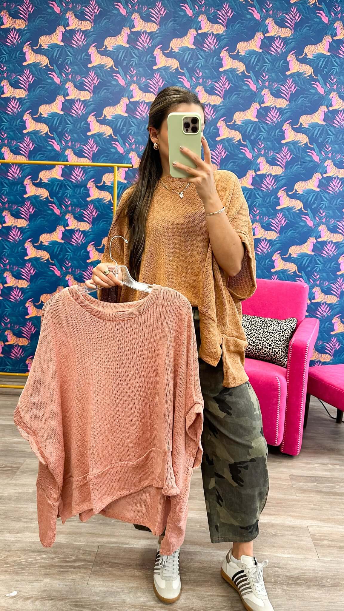 As Time Passes Knit Top -2 Colors