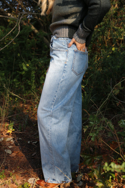 Alyx Medium Light Wash Baggy Jean By Hidden