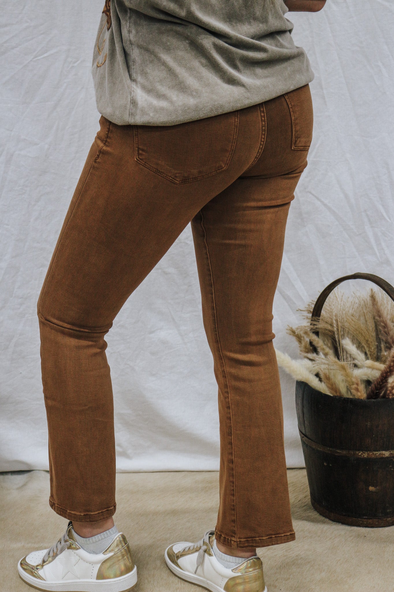 Jeanne Burnt Sienna Jean -2 Colors