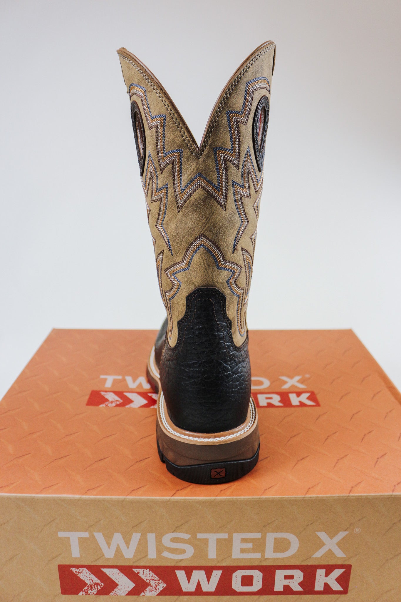 Men's Twisted X 12" Western Work Boot Nano Toe -Dark Brown