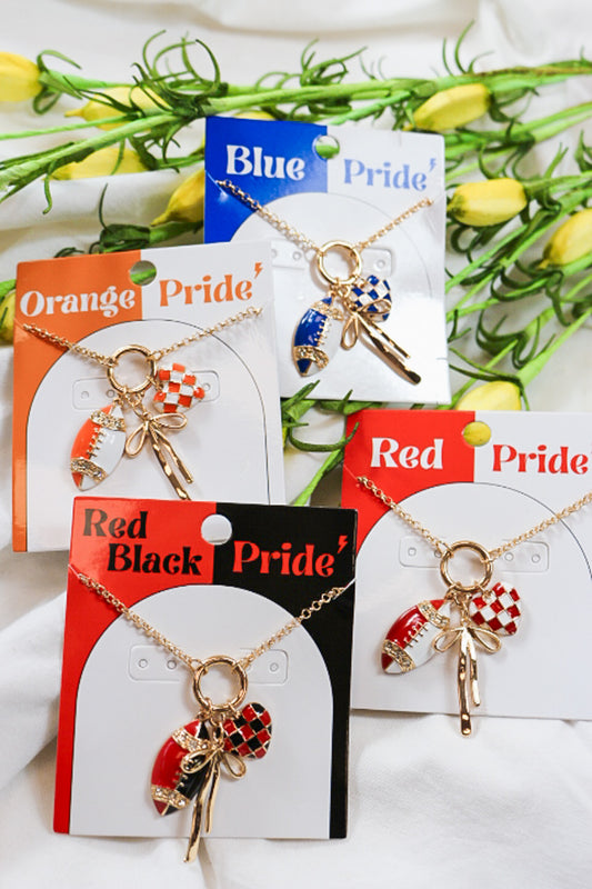 Gameday Charm 16"-18" Necklace -4 Colors