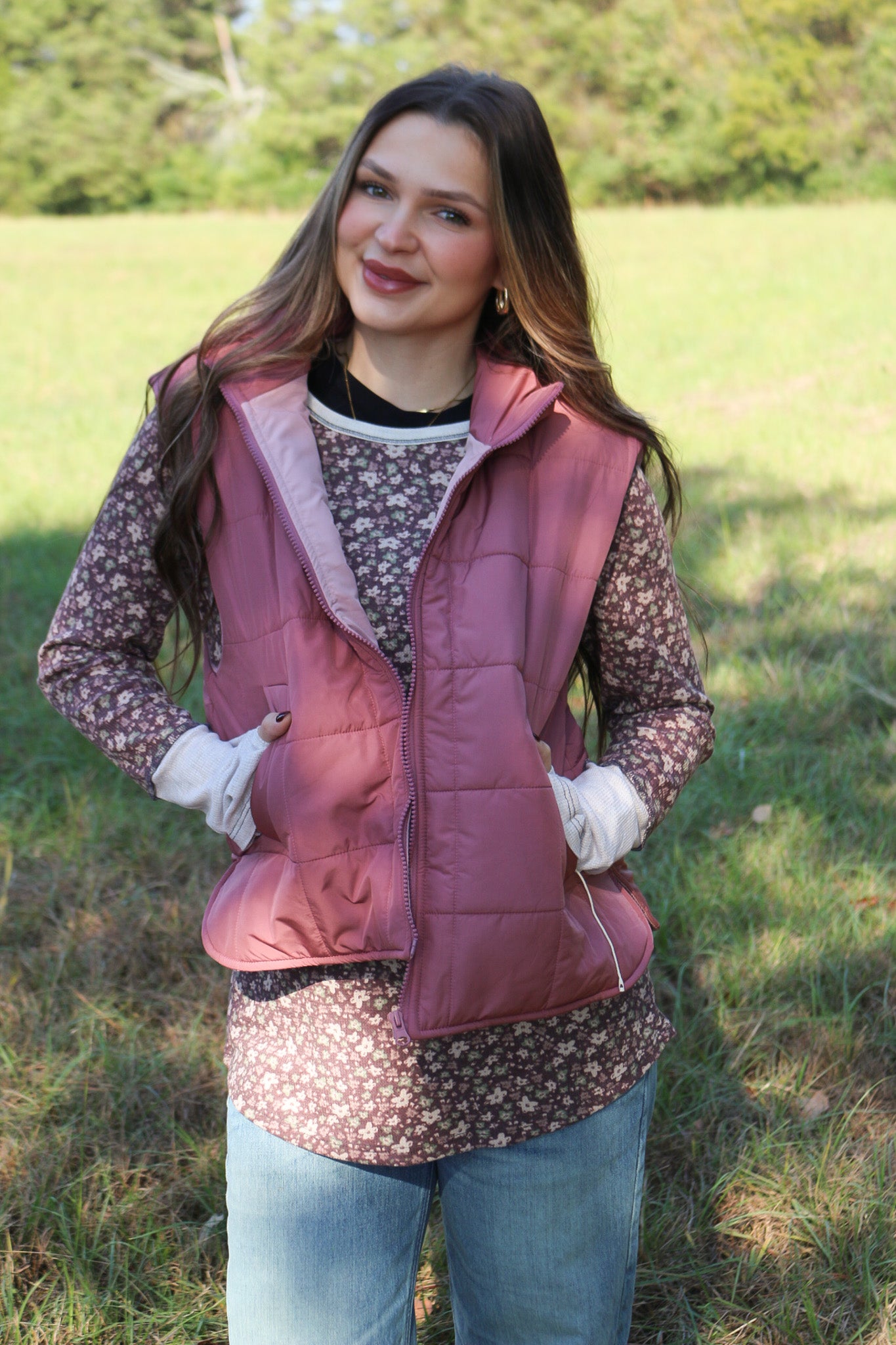 Sacred Heart Puffer Vest -5 Colors