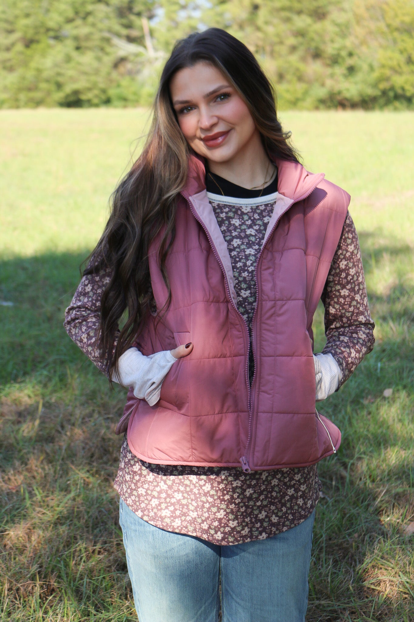 Sacred Heart Puffer Vest -5 Colors