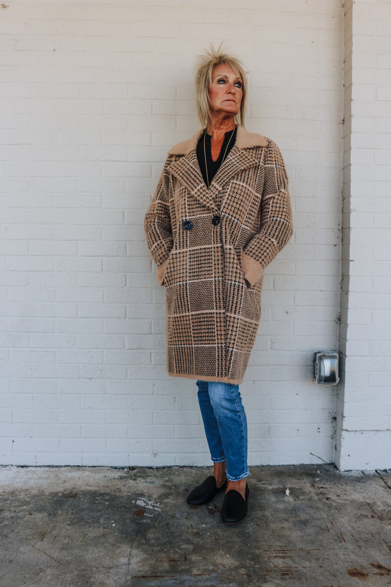 Same Day Different Fit Cinnamon Brown Coat