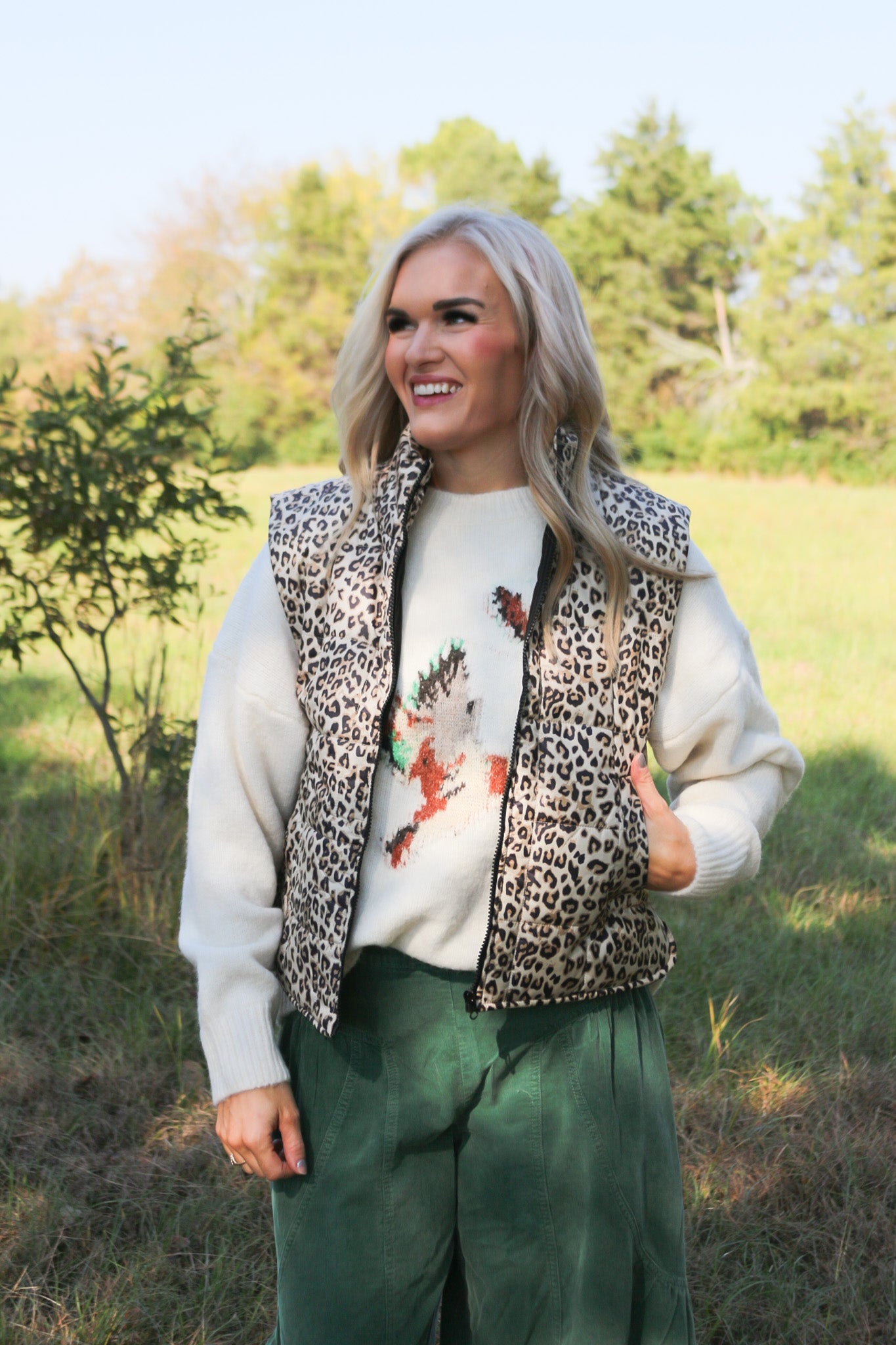 Sacred Heart Puffer Vest -5 Colors