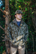 Drake men's MST waterproof fleece-lined quarter zip jacket, shown in one of three available colors