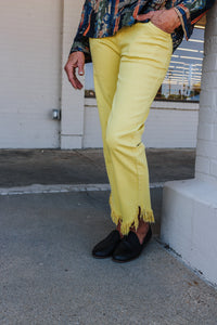 Keep It Moving Yellow Jeans