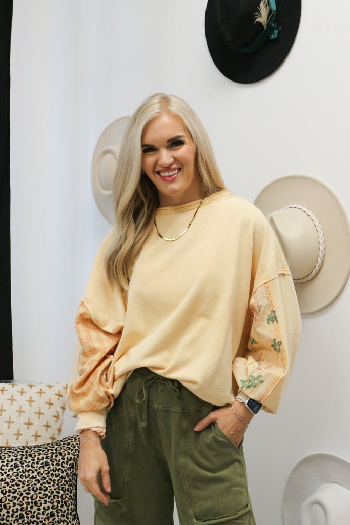 Finding My Passion Desert Floral Top