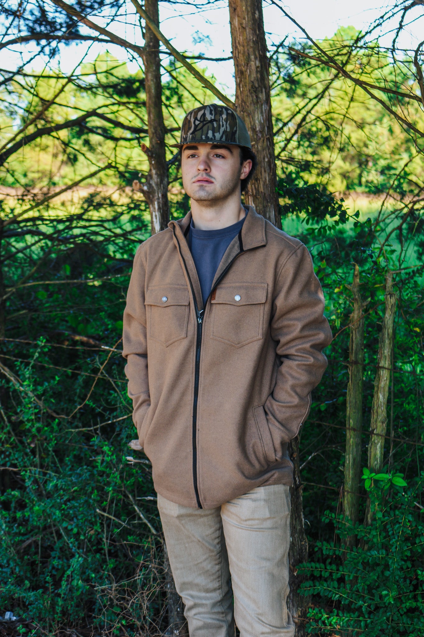 Men's Khaki Cinch Jacket