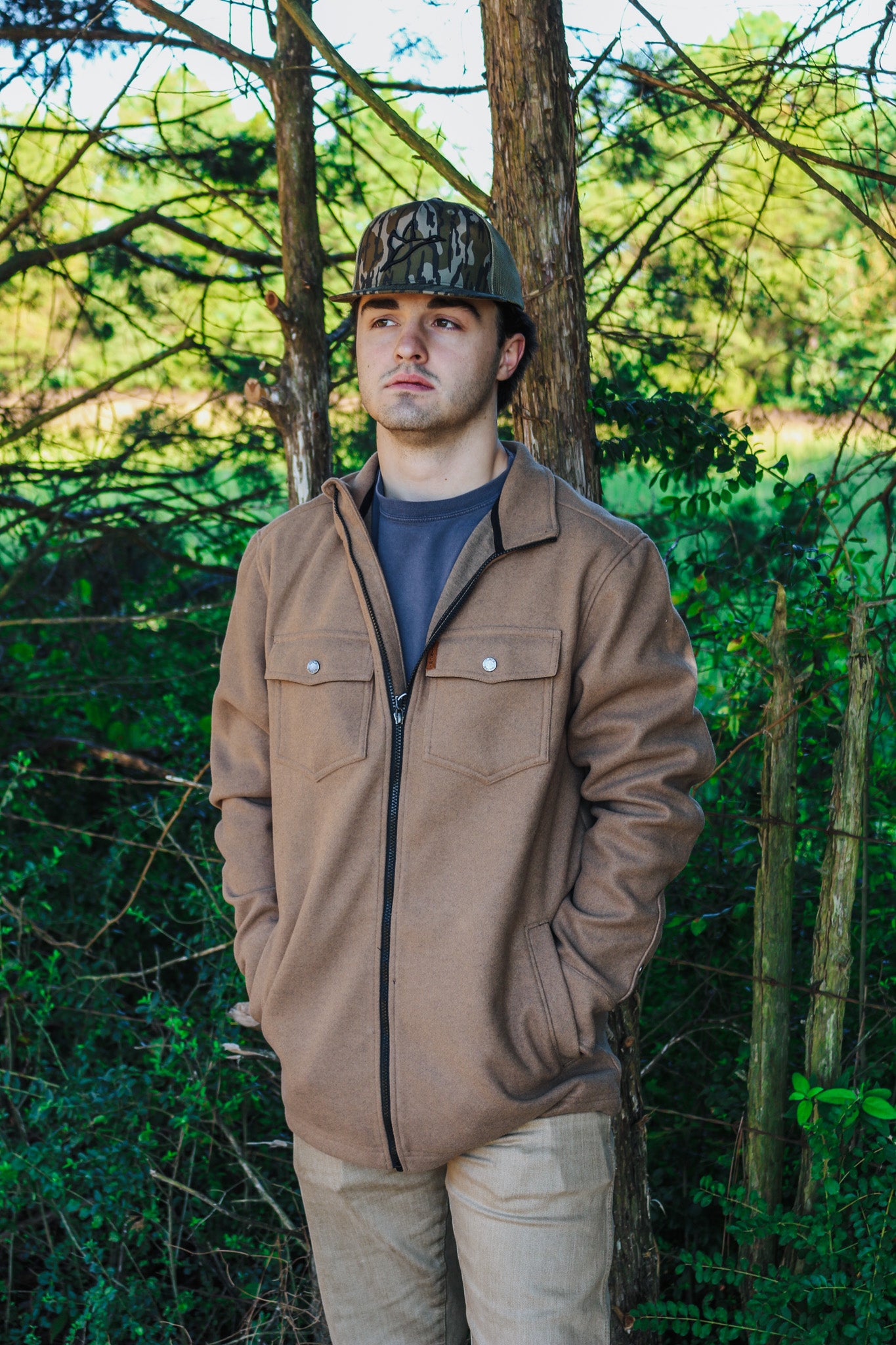 Men's Khaki Cinch Jacket