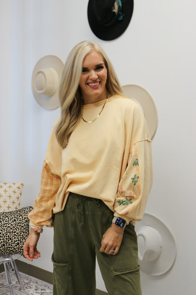 Finding My Passion Desert Floral Top
