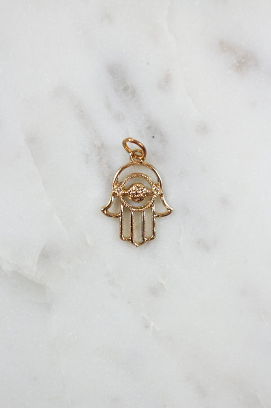 Gold Hand Charm