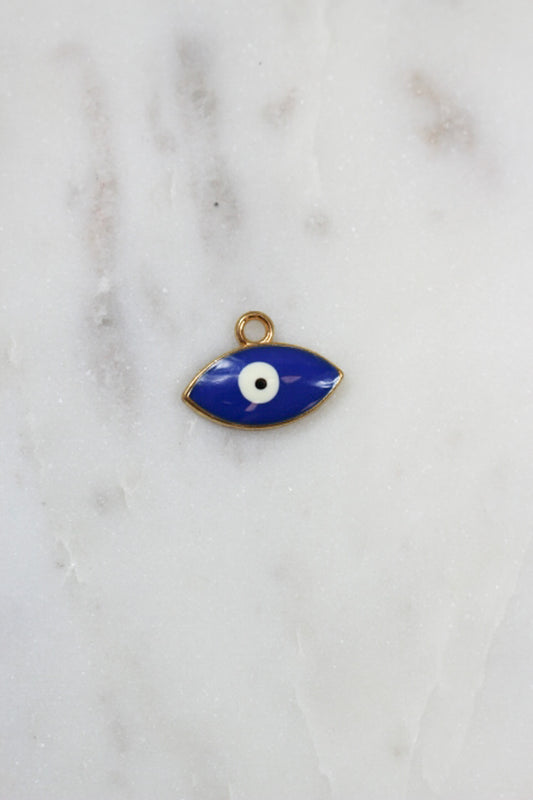 Solid Blue Eye Charm