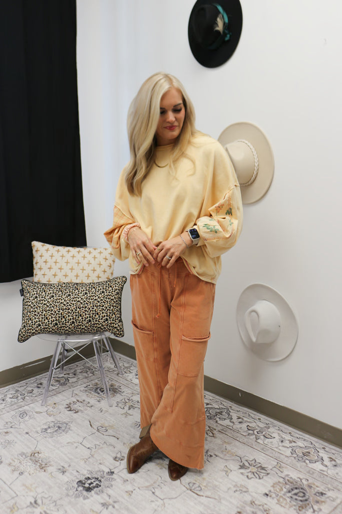 Clarity Is Coming Terry Pants -2 Colors