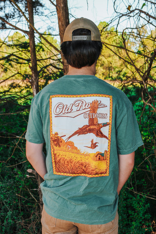 Old Row Outdoors Pheasant Hunt Green Tee