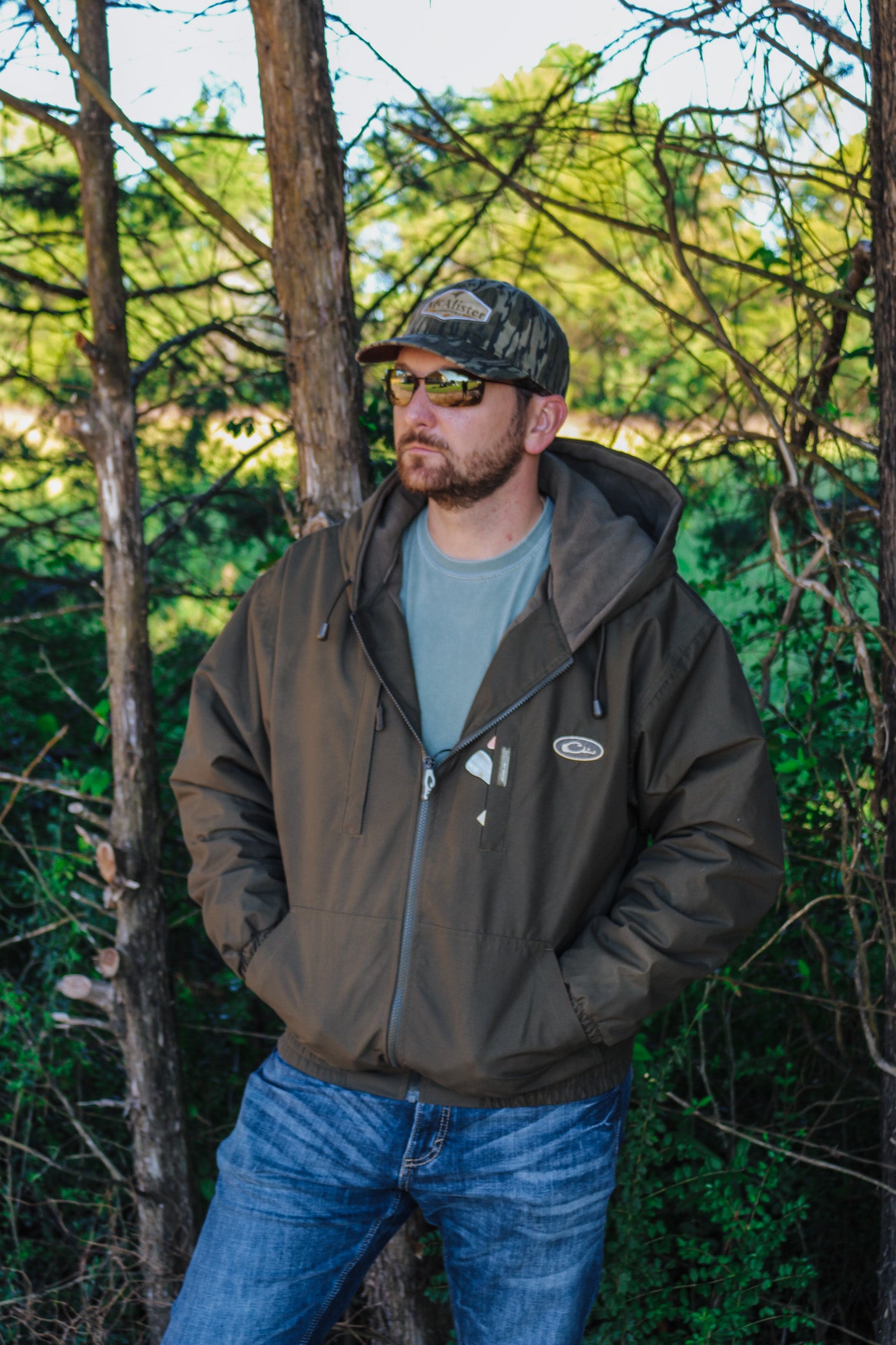 Drake Waterproof Full Zip Jacket with Hood -2 Colors