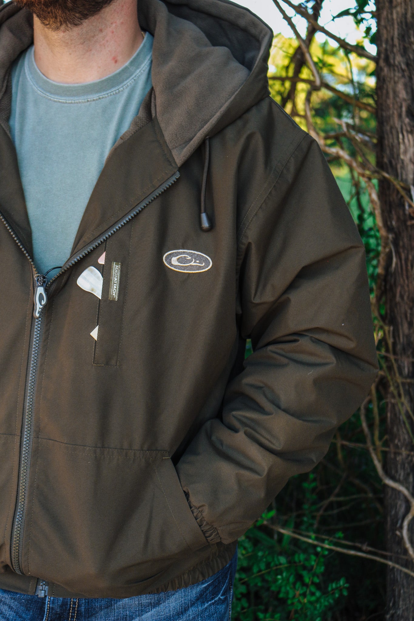 Drake Waterproof Full Zip Jacket with Hood -2 Colors