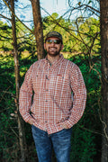Drake Hunter Creek Window Pane Plaid Long Sleeve Shirt