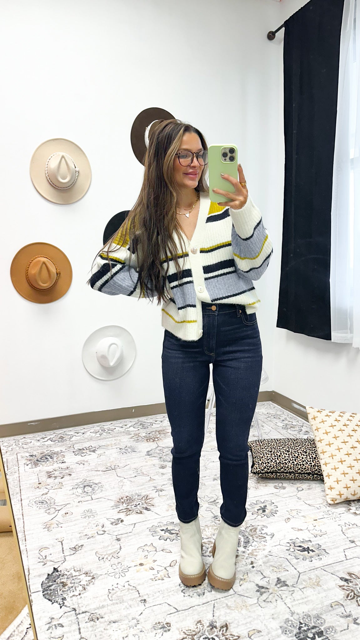 Stripe A Pose Sasha Sweater Cardigan