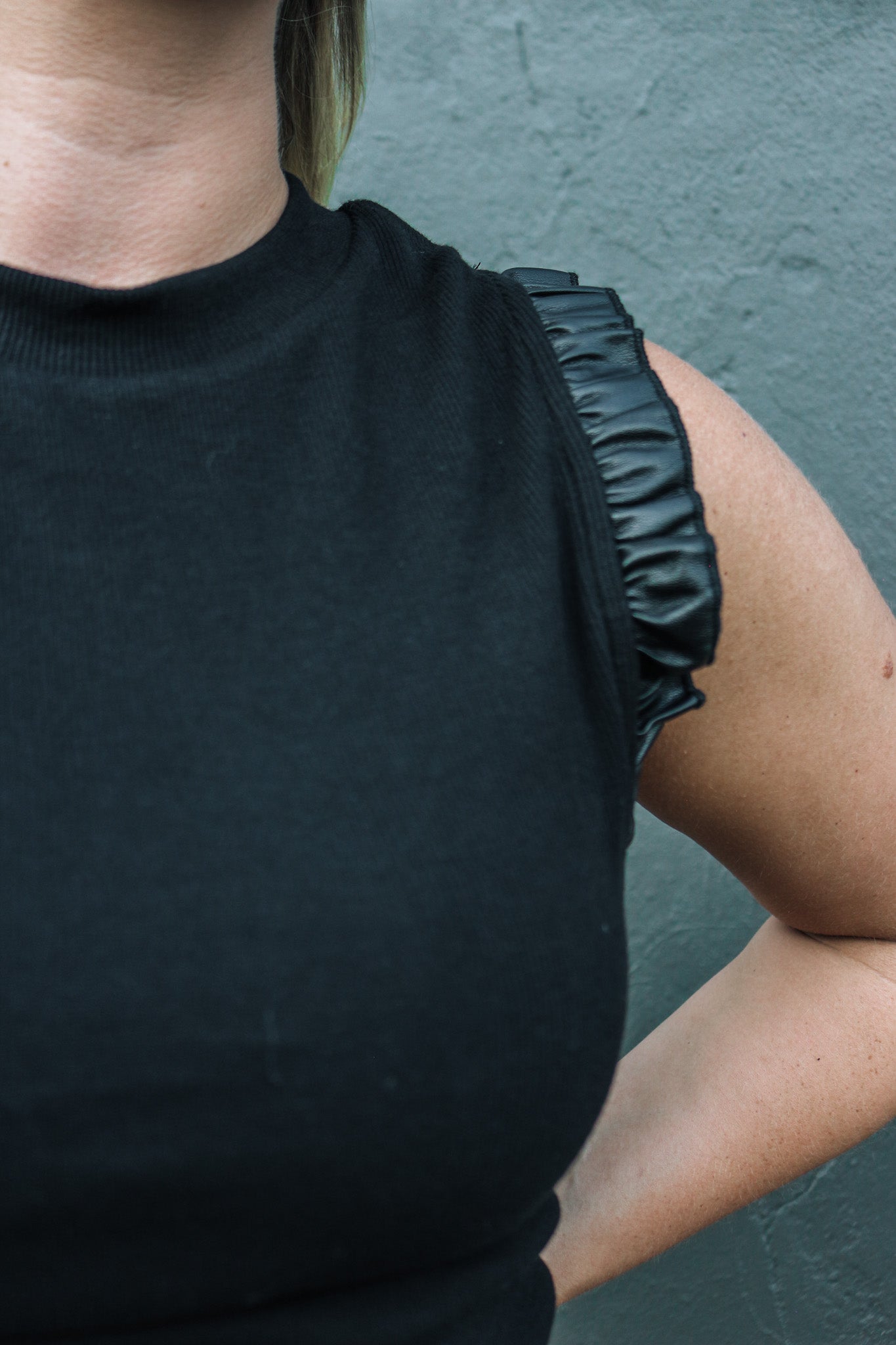 Holding Hands Black Tank Top