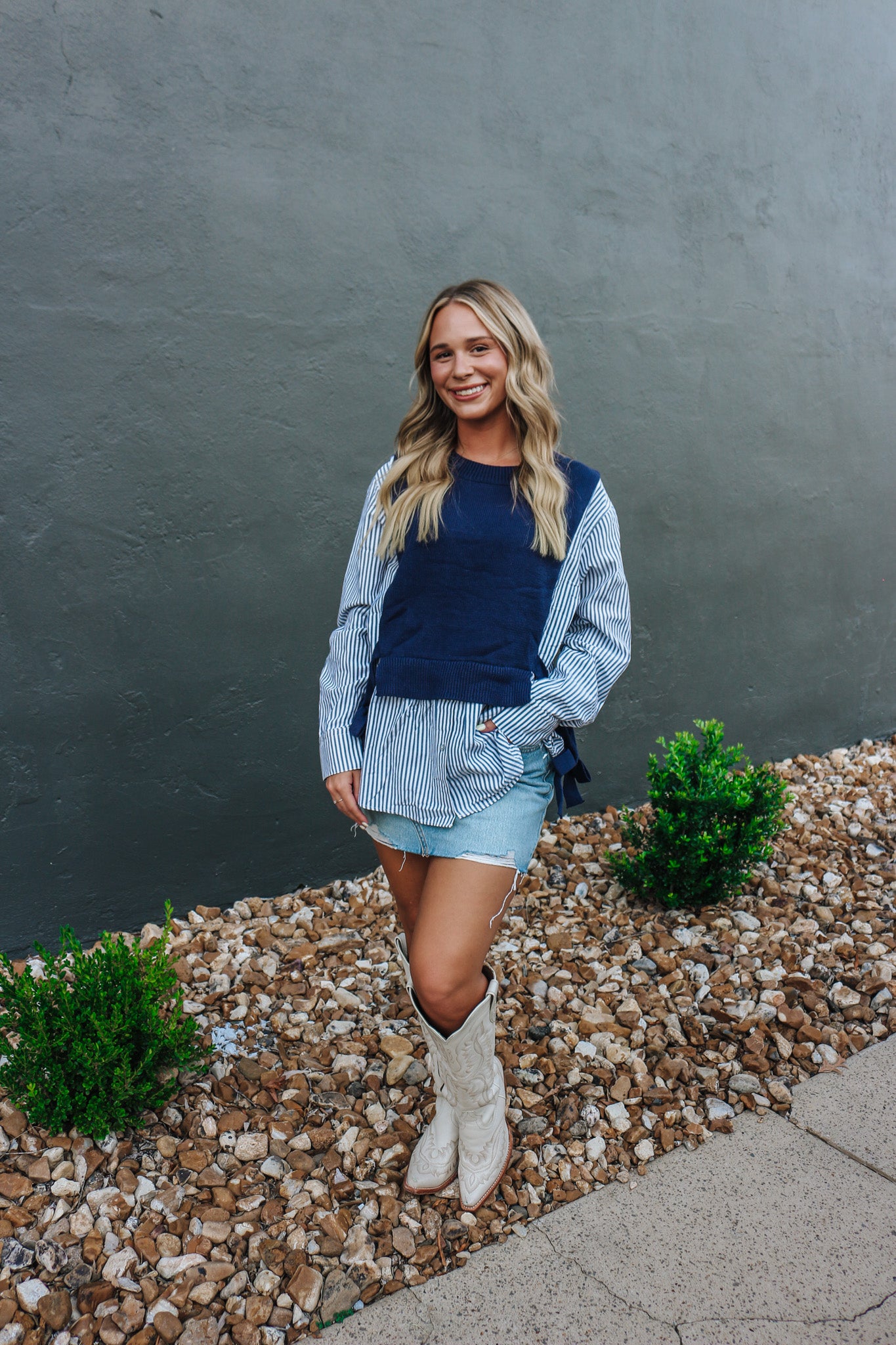 Endless Class Navy Top