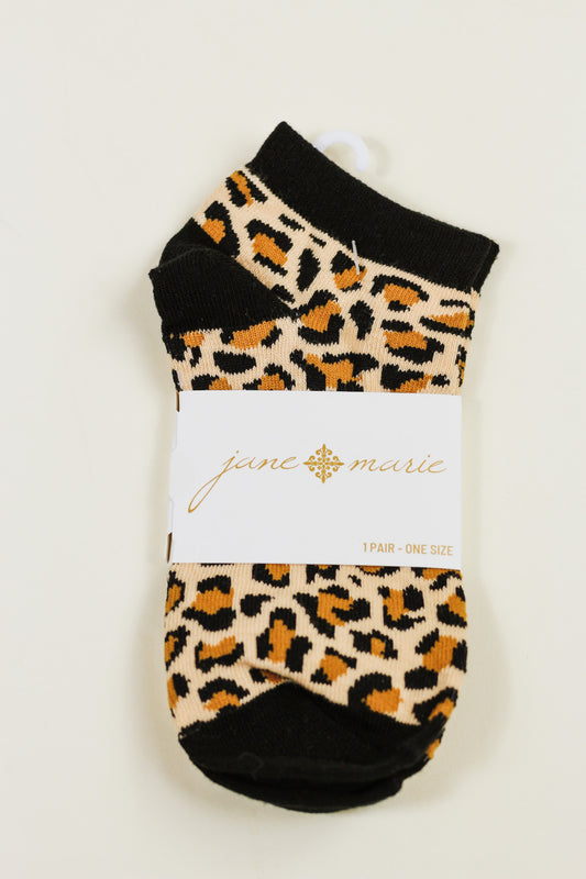 Cat Meow Leopard Socks