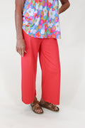 Dear Scarlett high-waisted wide leg cropped pants