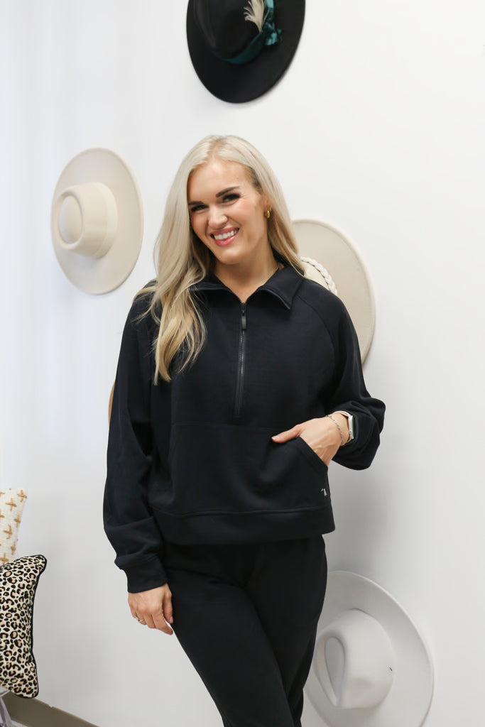 Local Girl Freelance Quarter Zip Pullover