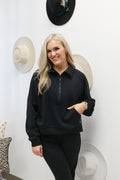 Local Girl Freelance Quarter Zip Pullover