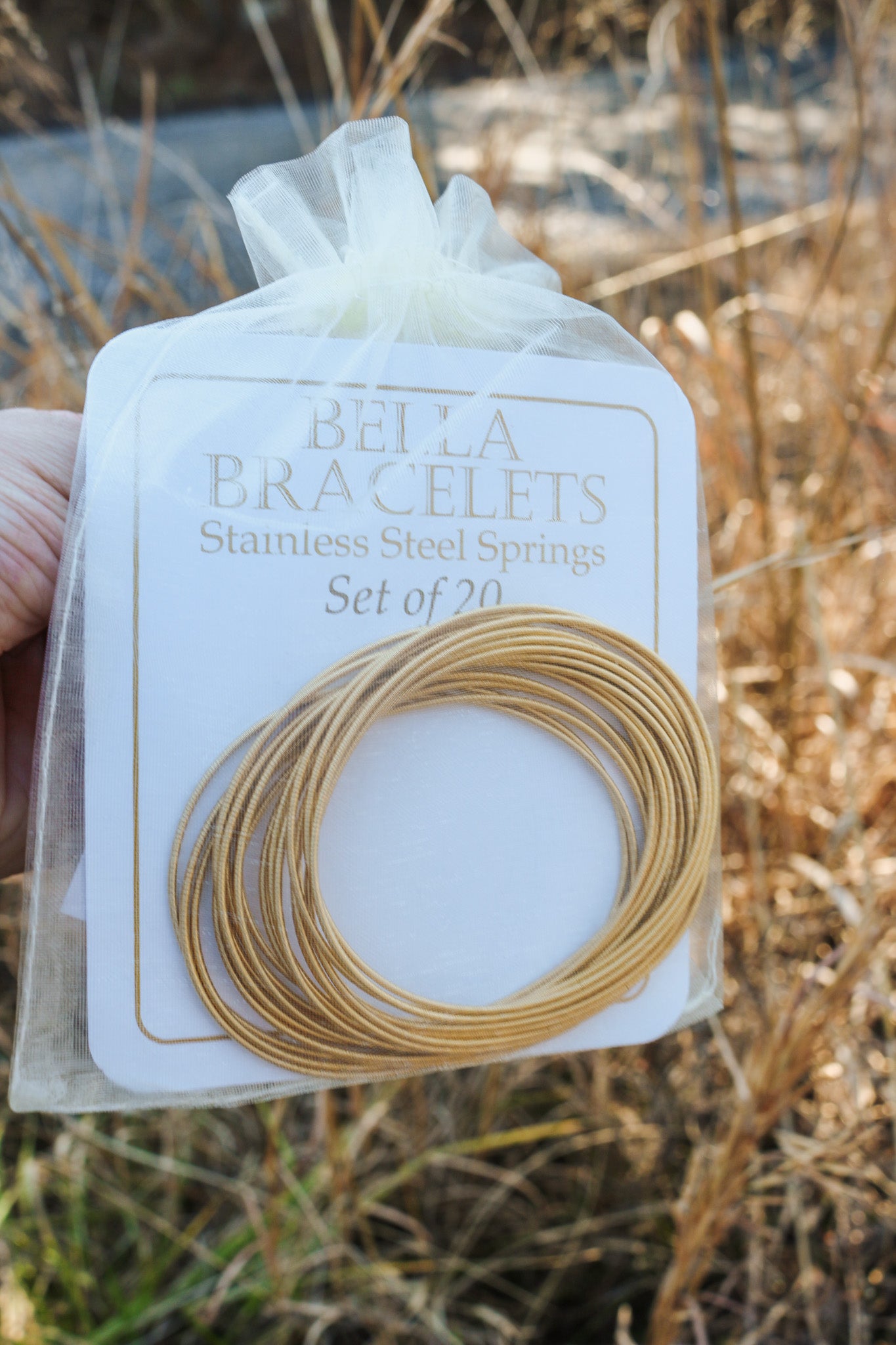 Bella Gold Guitar String Bracelets