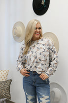 Local Girl Forest Camo Flora Revive Sweatshirt