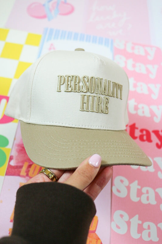 Personality Hire Tan Trucker Hat