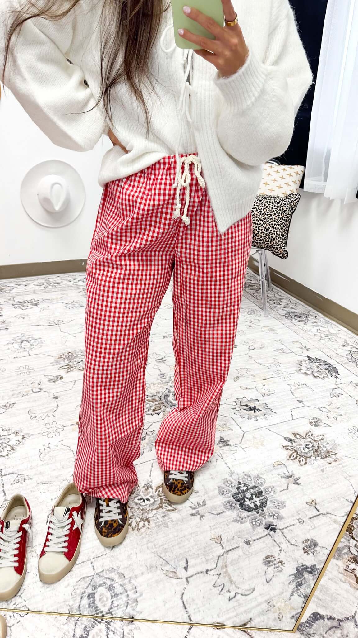 All The Right Ways Checkered Pants -2 Colors