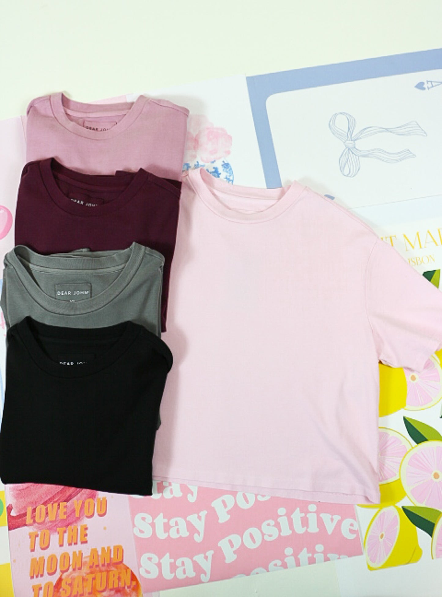 Maddox Solid Boyfriend Tee - 6 Colors