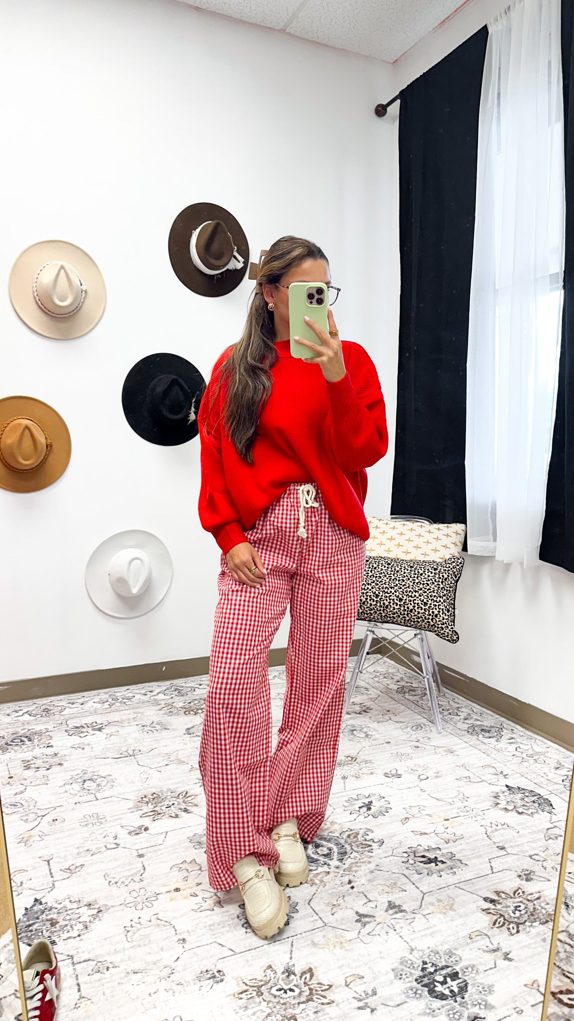 All The Right Ways Checkered Pants -2 Colors