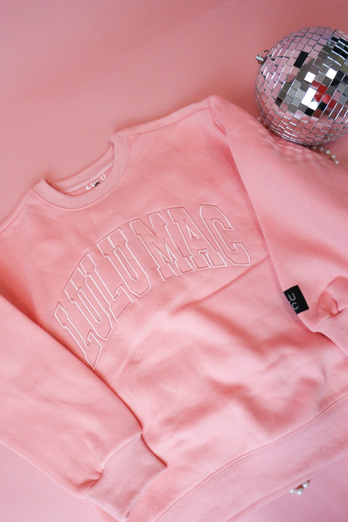 Youth Kid's Lulu Mac Peach Sweatshirt